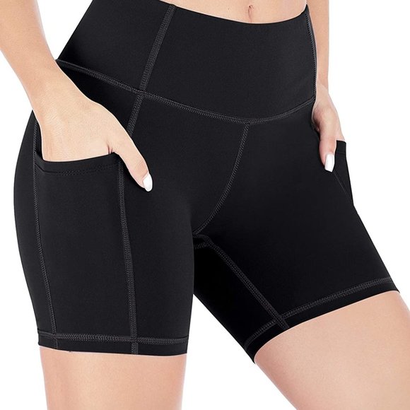 Heathyoga Pants - Women High Waisted Yoga Athletic Running Shorts